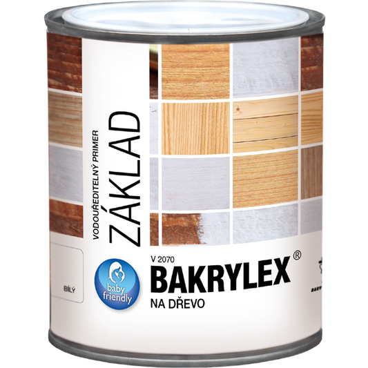 Bakrylex Primer Podkład Na Drewno Biały 0,8 Kg