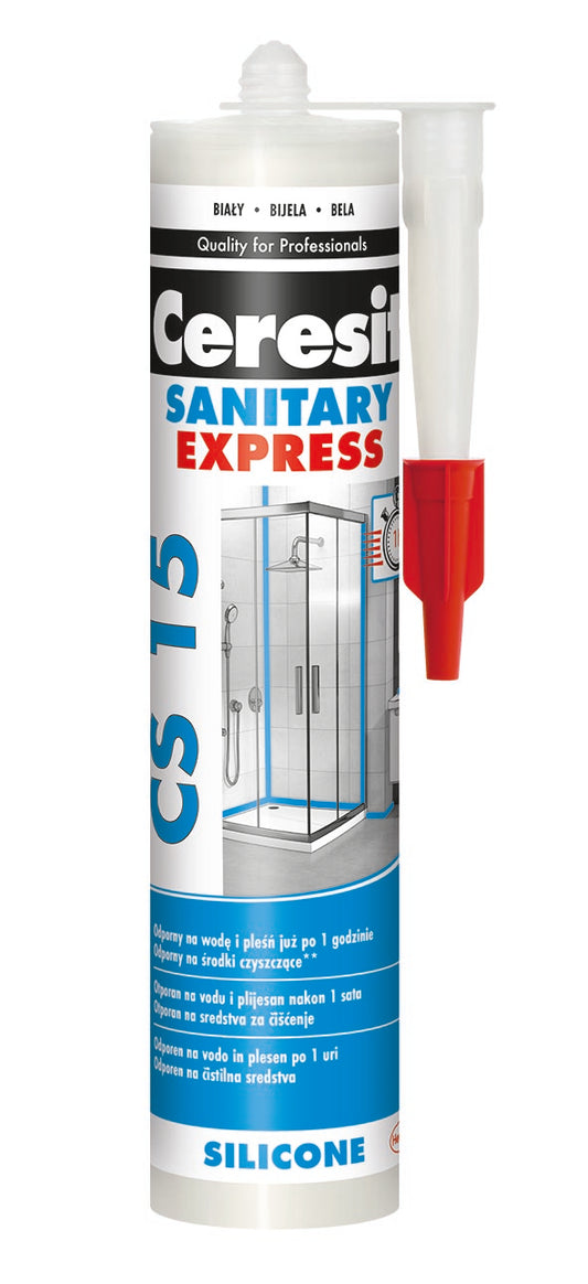 Ceresit Silikon sanitarny Express CS15 biały