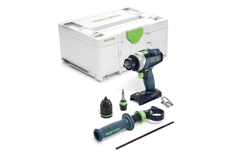 Festool Akumulatorowa wiertarko-wkrętarka udarowa QUADRIVE TPC 18/4-Basic