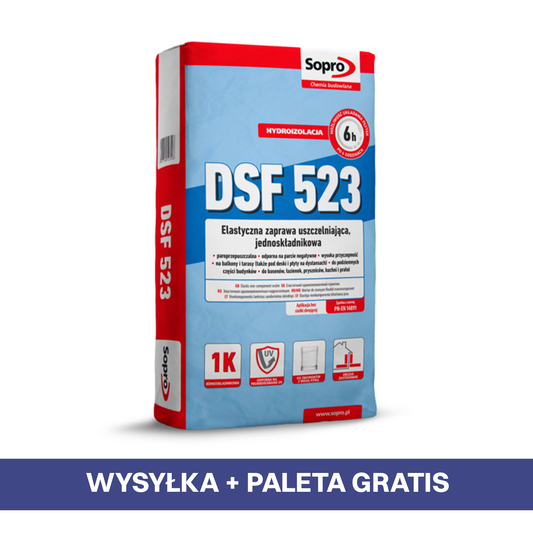 PALETA SOPRO jednoskładnikowa zaprawa DSF 523 20kg | 40 szt.