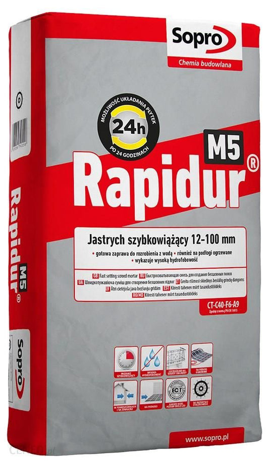 Rapidur® M5 - Jastrych szybkowiążący SOPRO